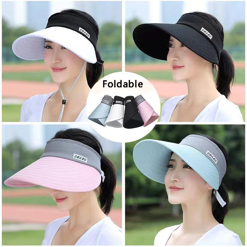 Packable Hat Nylon - واقي شمس صيفي للنساء ، قبعة