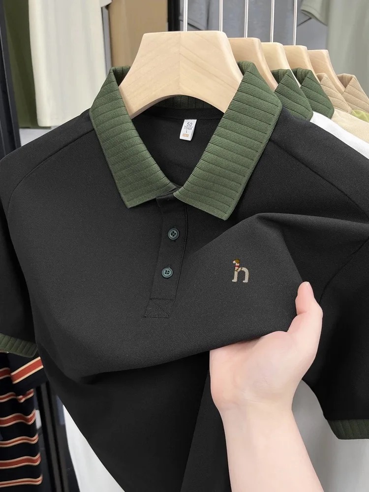 Polo Shirt Pique - قميص بولو رجالي فاخر بأكمام قصيرة،