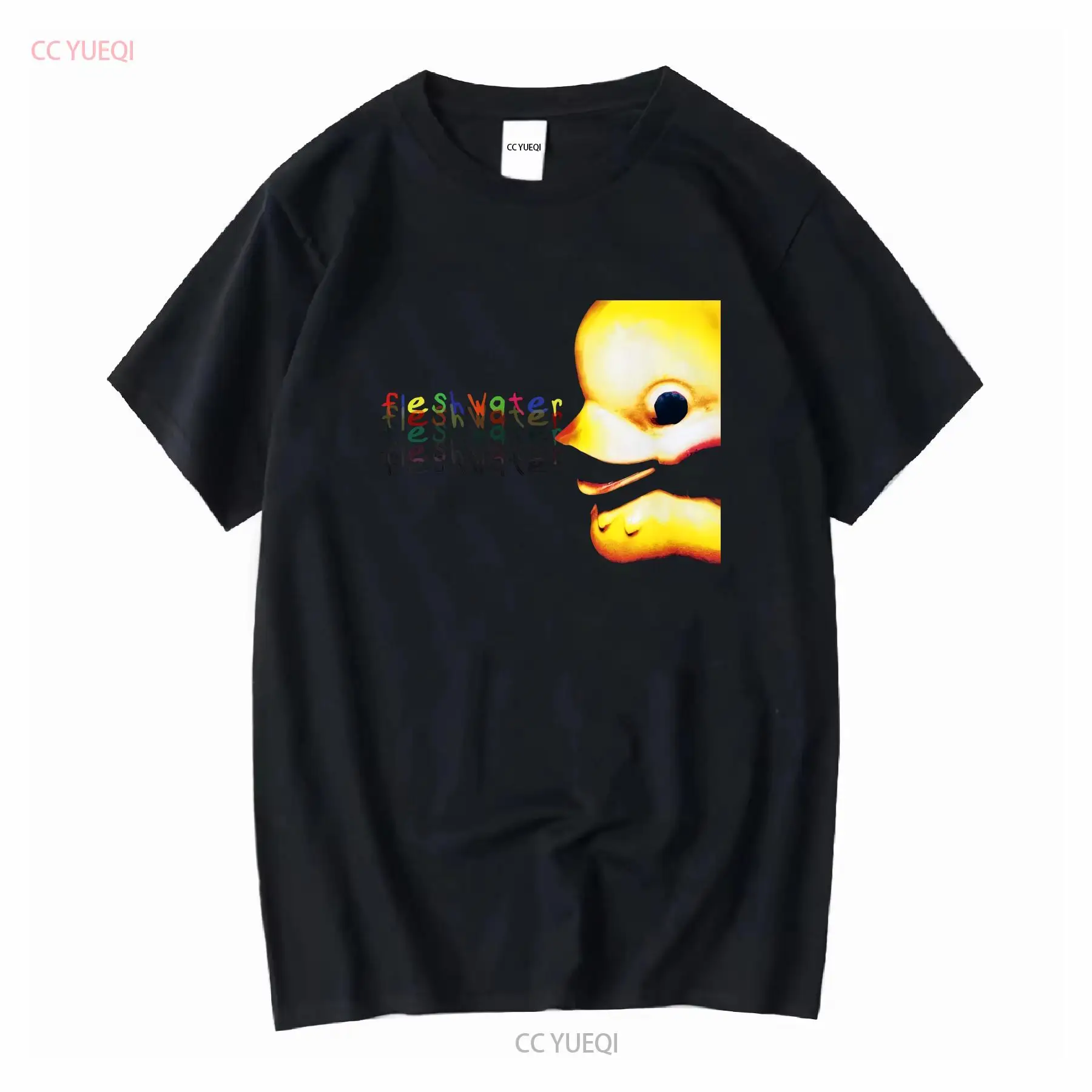 Tee Graphic Print - تي شيرت Fleshwater بأكمام طويلة أو