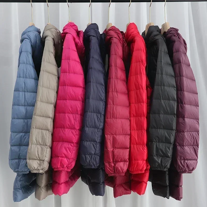 Packable Hat Nylon - جواكيت نسائية منتفخة بطول X ،