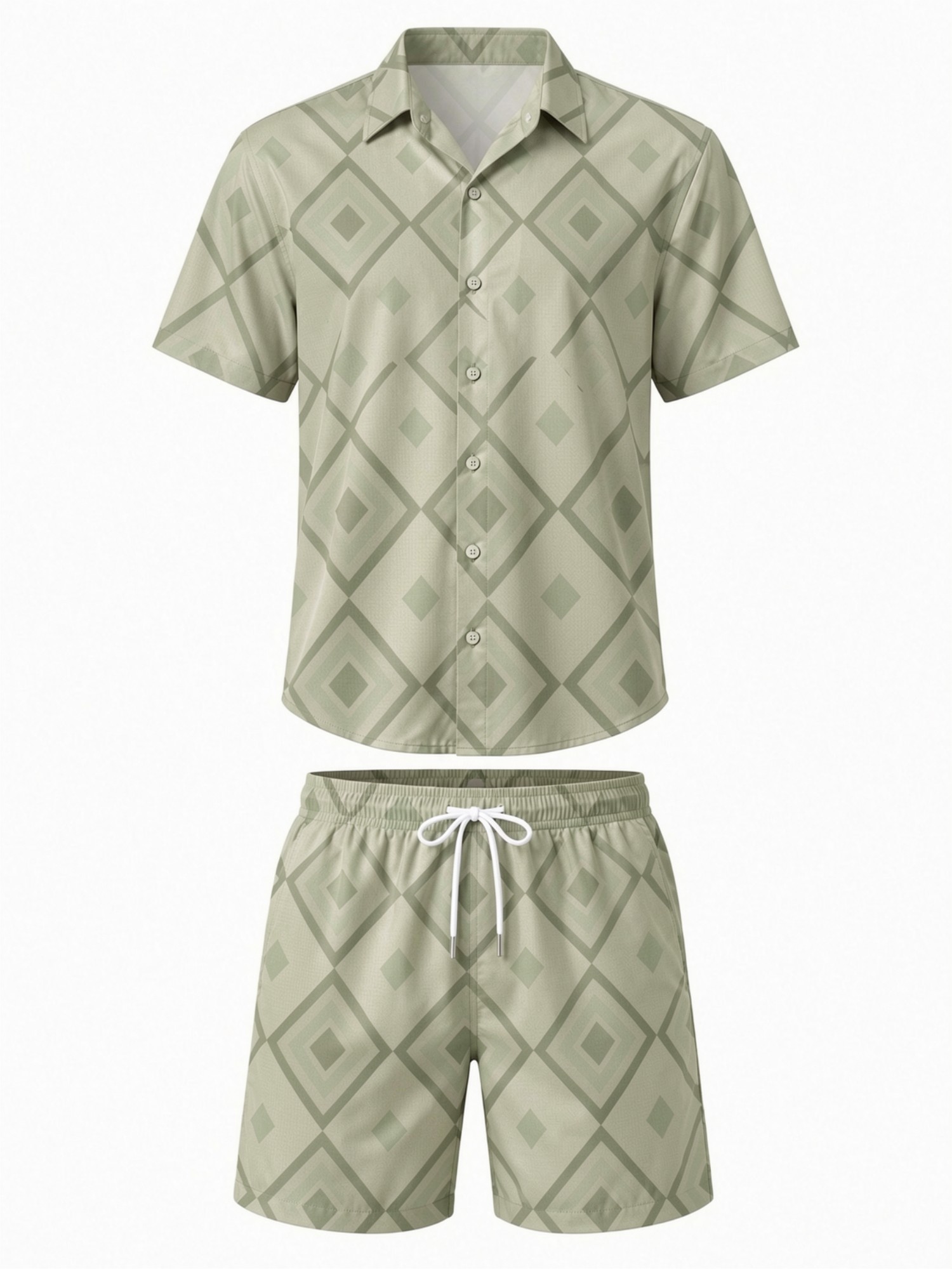 طقم رجالي مكون من قميص بأكمام  - مراجعة Resort Shirt Floral وسعره