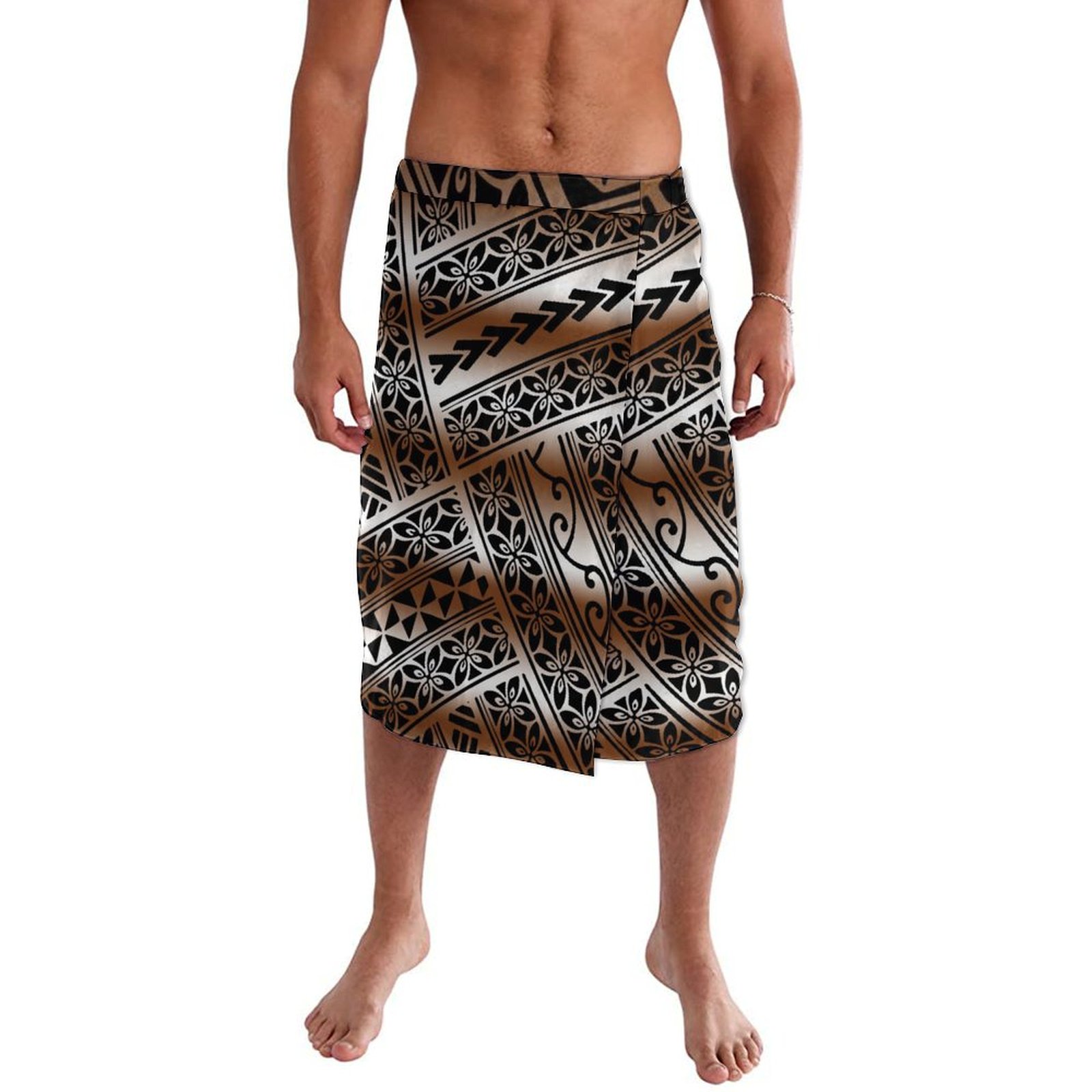 مريلة الشاطئ البولينيزية التقل - مراجعة Sarong Men Wrap وسعره