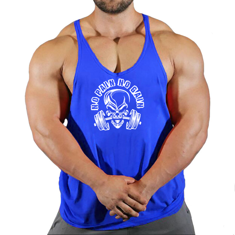 قميص رجالي قطني مطبوع بدون أكم - مراجعة Tank Top Muscle وسعره