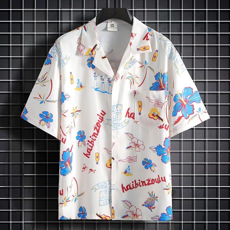 طقم قميص شاطئ وسراويل قصيرة ال - مراجعة Resort Shirt Floral وسعره