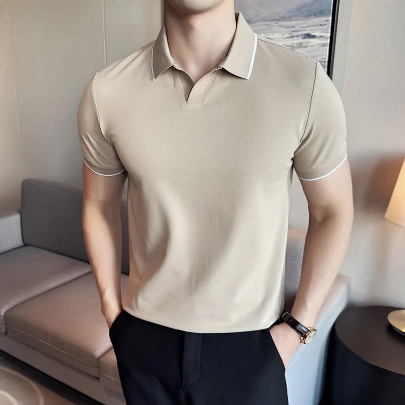 الرجال قميص بولو الصيف ضوء رقي - مراجعة Polo Shirt Pique وسعره