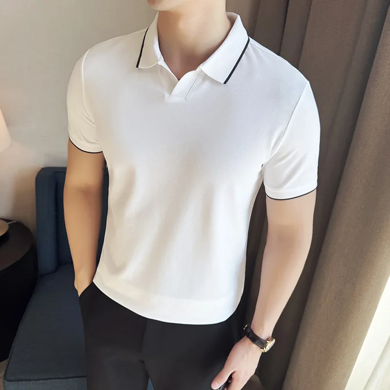الرجال قميص بولو الصيف ضوء رقي - مراجعة Polo Shirt Pique وسعره