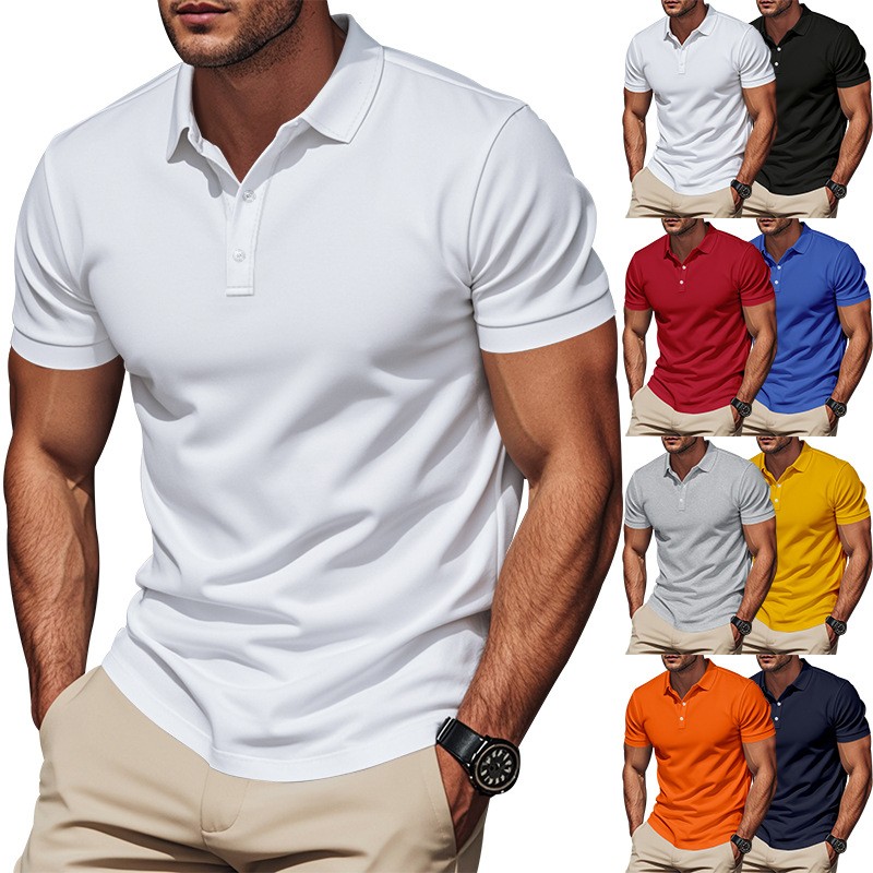 قميص كاجوال ضيق بأكمام قصيرة أ - مراجعة Polo Shirt Pique وسعره