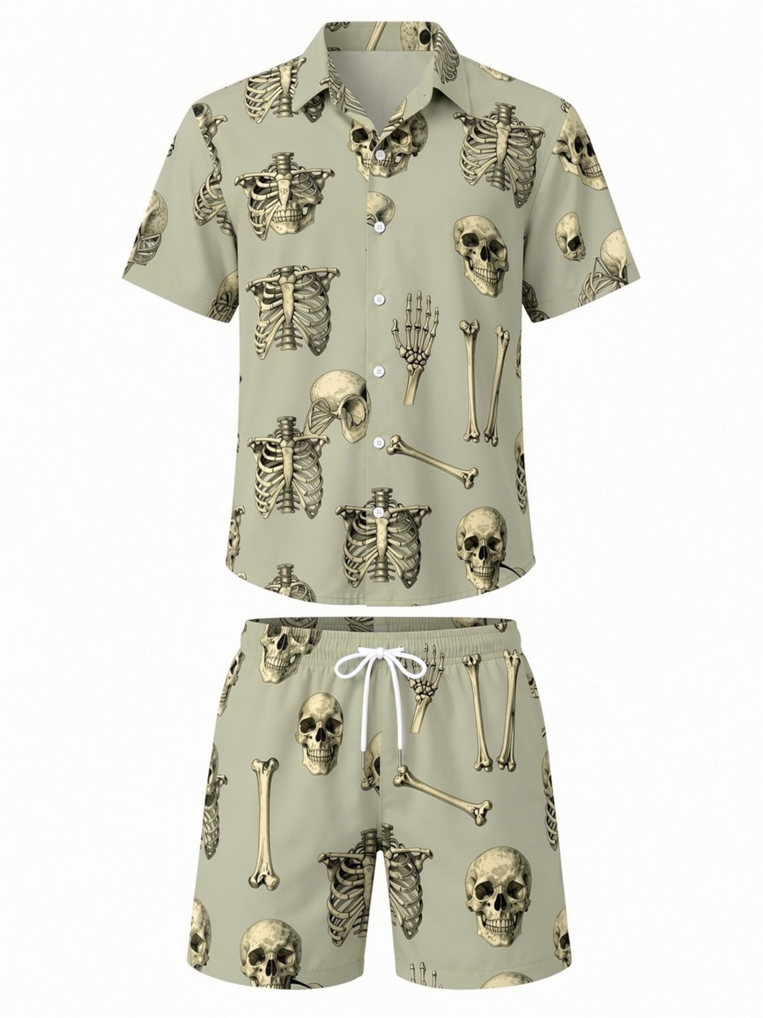 طقم رجالي صيفي مريح مكون من قم - مراجعة Resort Shirt Floral وسعره