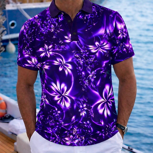 قميص بولو رجالي صيفي 2026 بتصم - مراجعة Resort Shirt Floral وسعره