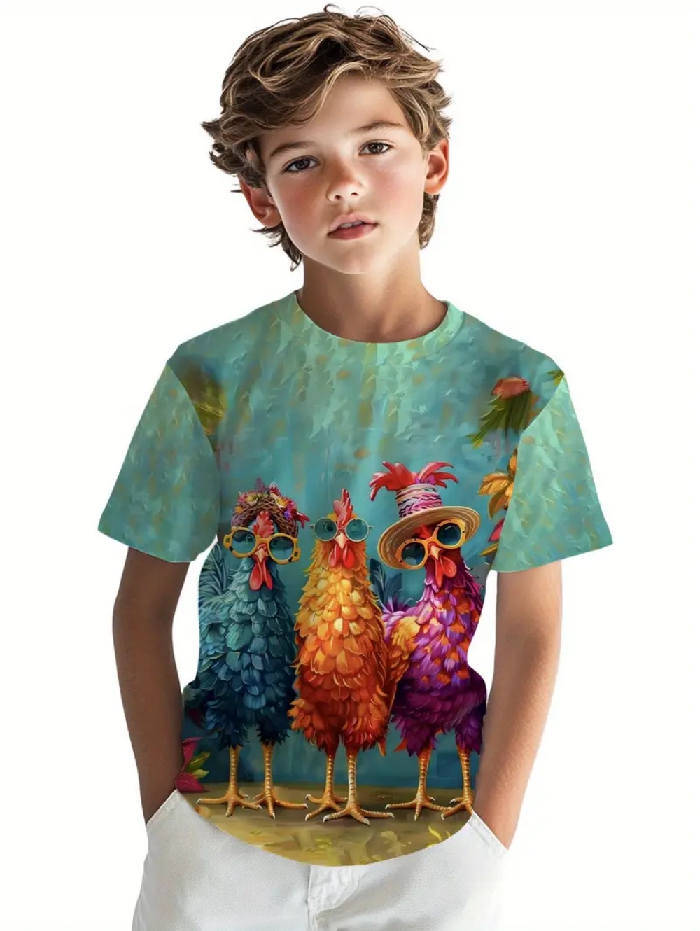 تي شيرت صيفي للأطفال بأكمام قص - مراجعة Tee Graphic Print وسعره