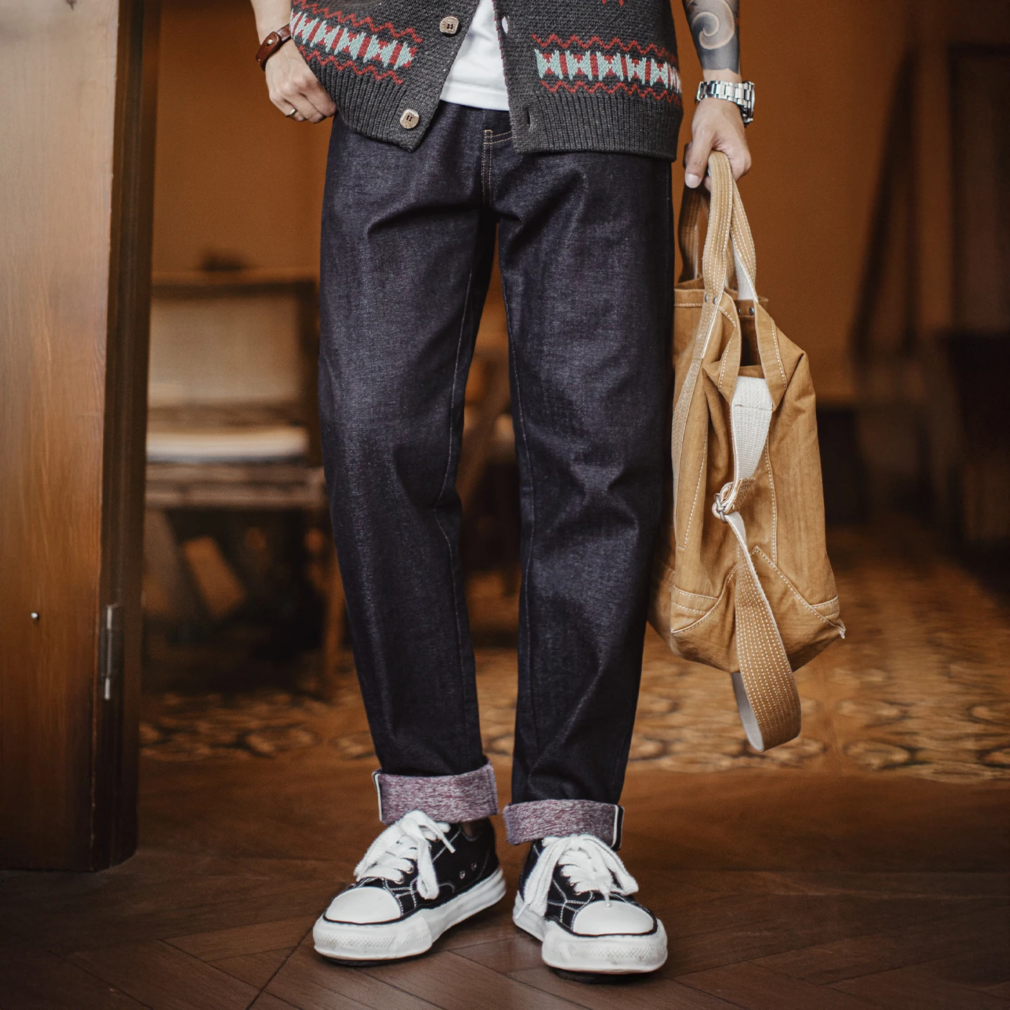 Maden الرجال خمر 10.9oz Selved - مراجعة Levis Jeans 501 وسعره