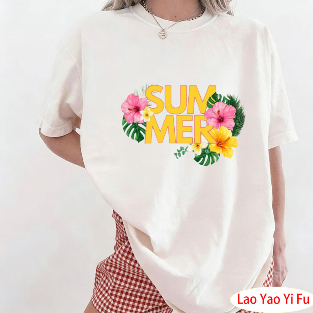 تي شيرت صيفي بنقشة زهور استوائ - مراجعة Resort Shirt Floral وسعره