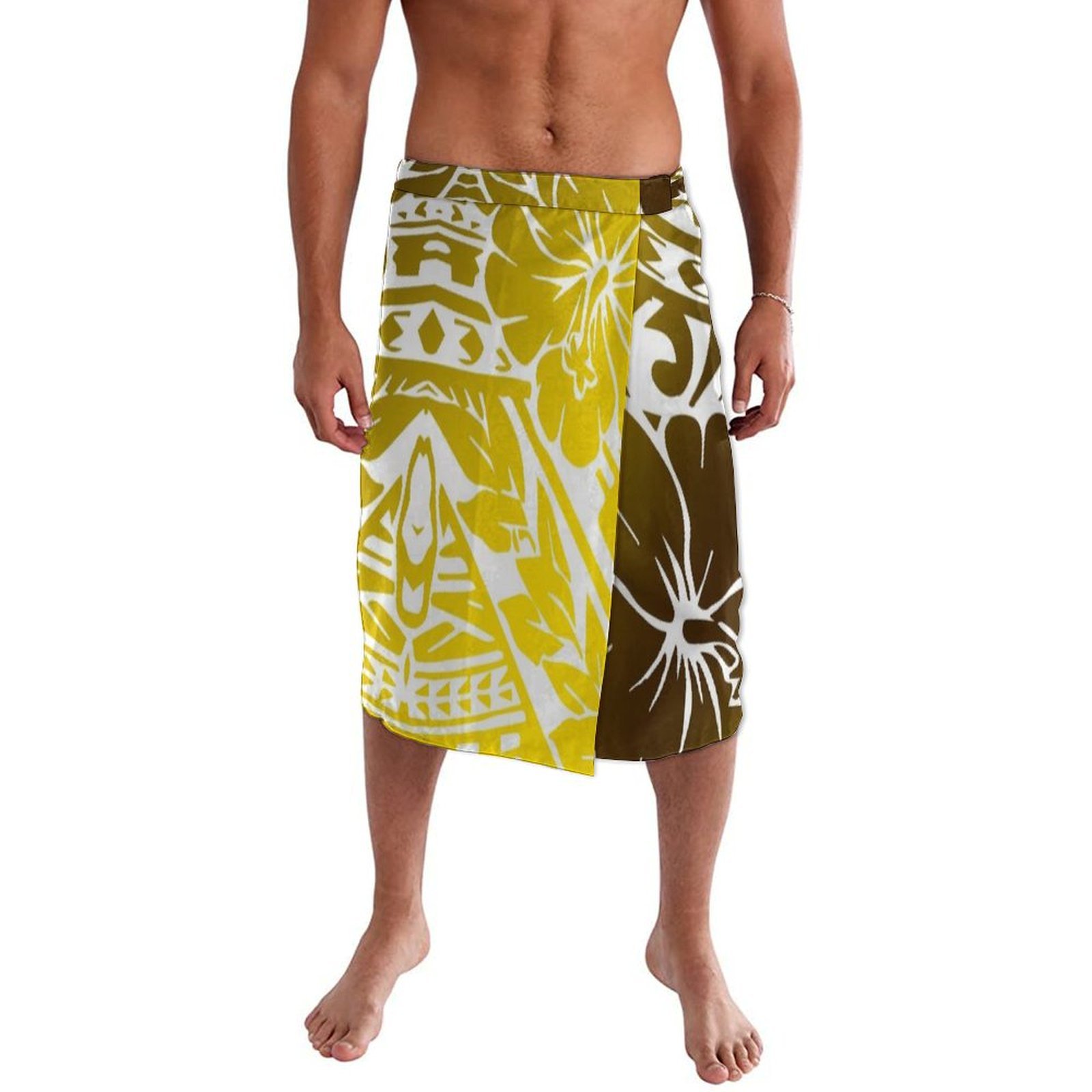 فستان شاطئ بولينيزي بتصميم جدي - مراجعة Sarong Men Wrap وسعره