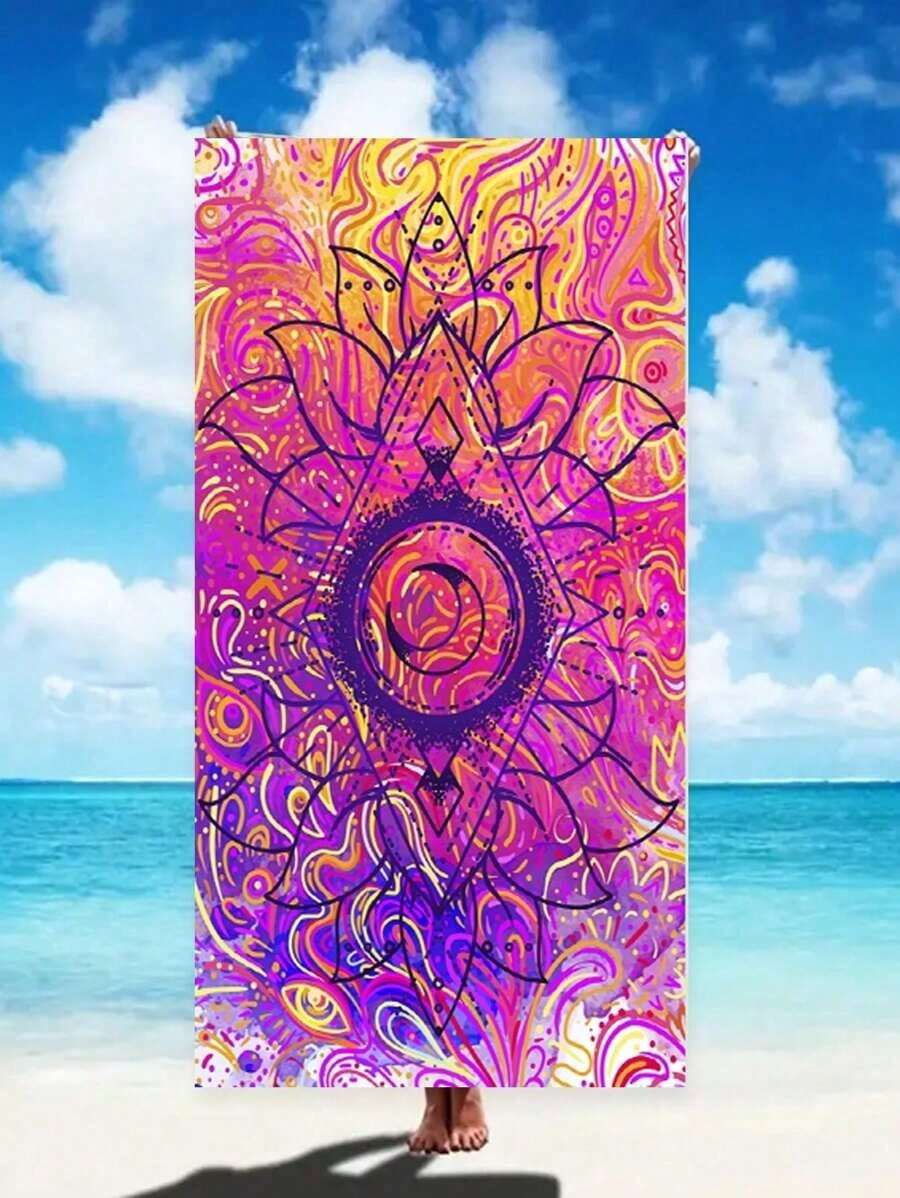 بطانية/منشفة شاطئ فائقة الامتص - مراجعة Beach Towel Large وسعره