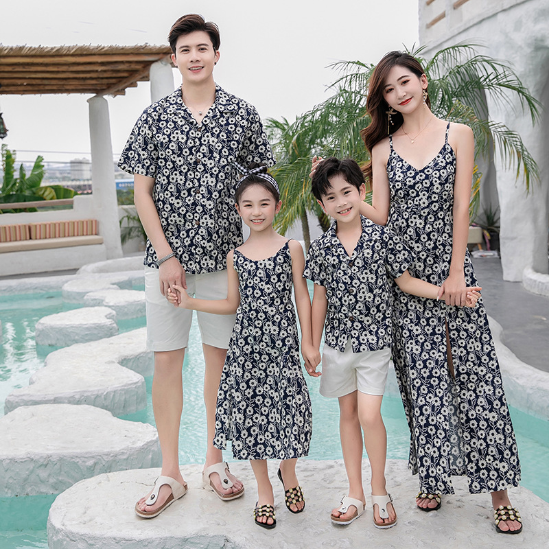 ملابس عائلية متطابقة: فستان ما - مراجعة Resort Shirt Floral وسعره