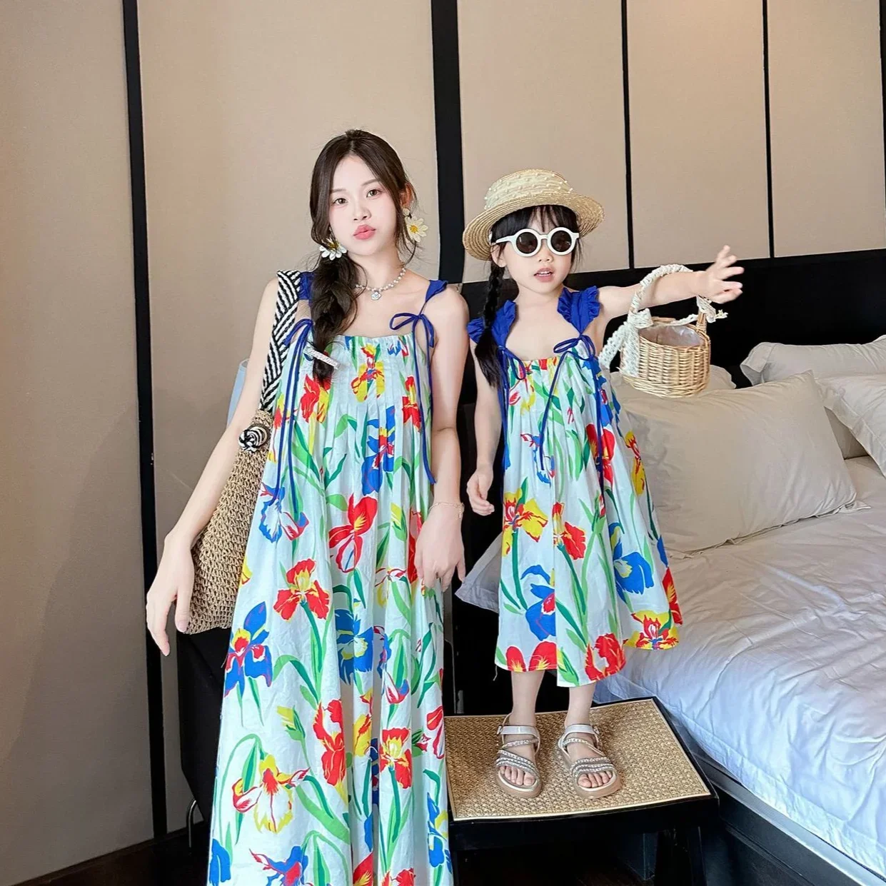 ملابس العطلة الكورية للأم والب - مراجعة Resort Shirt Floral وسعره