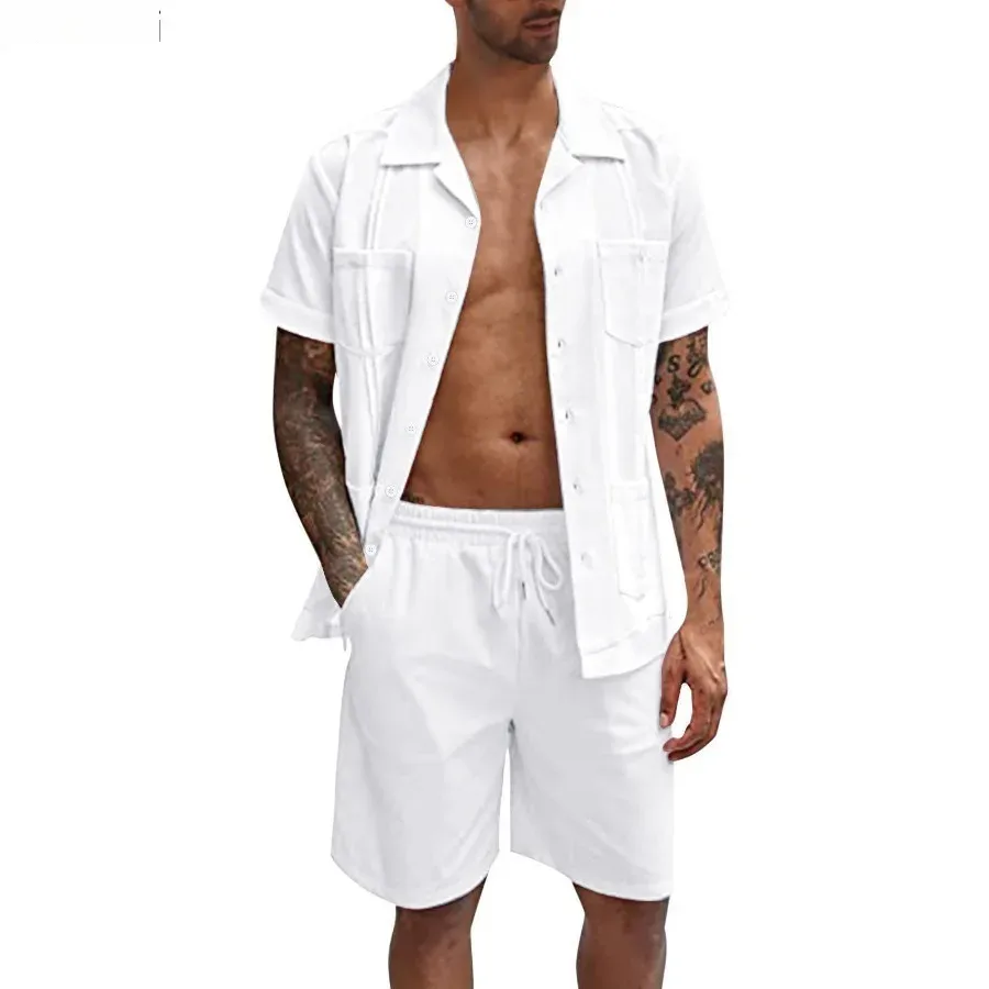 جديد الرجال الصيف عادية الرياض - مراجعة Short Linen Drawstring وسعره