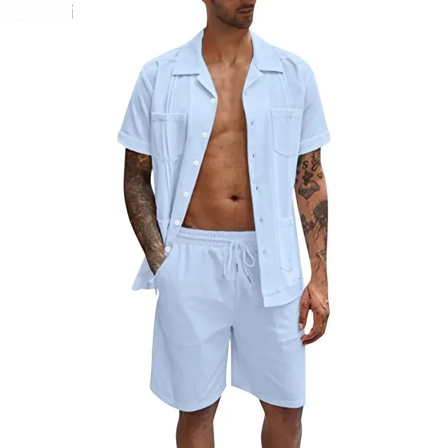 جديد الرجال الصيف عادية الرياض - مراجعة Short Linen Drawstring وسعره