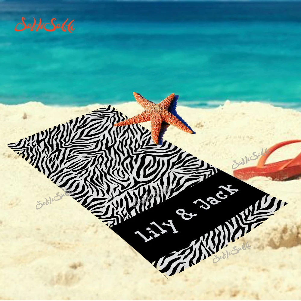 شعار العلامة التجارية المخصصة  - مراجعة Beach Towel Large وسعره