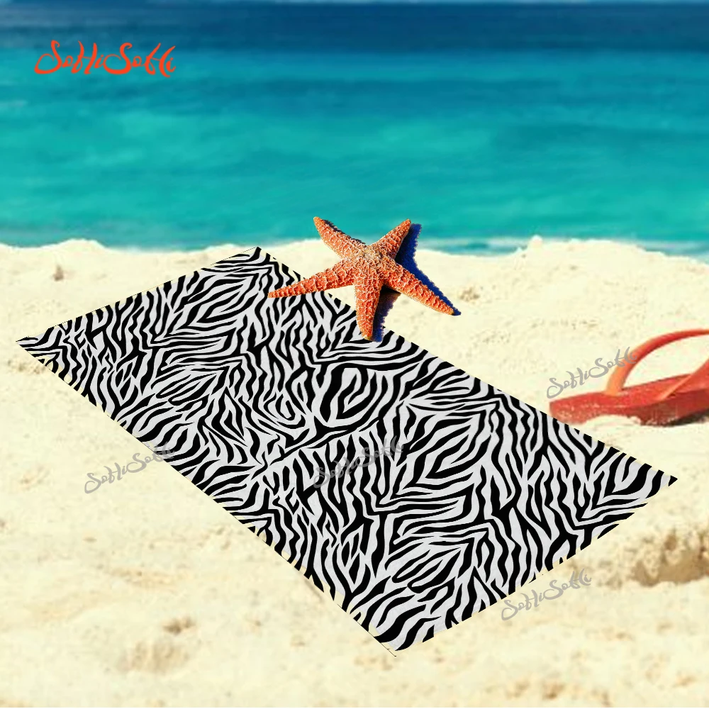 شعار العلامة التجارية المخصصة  - مراجعة Beach Towel Large وسعره